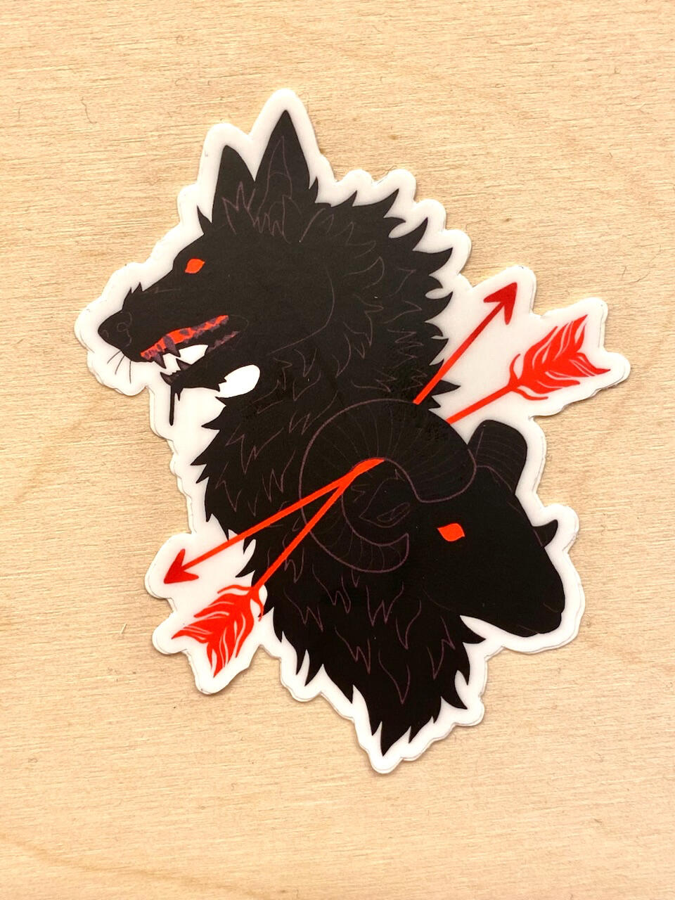 Black Dog Black Sheep Sticker Black Dog Black Sheep Sticker