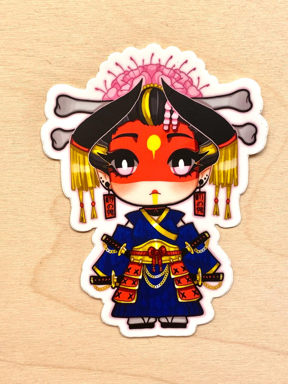 Demon Sword Geisha Sticker Demon Sword Geisha Sticker