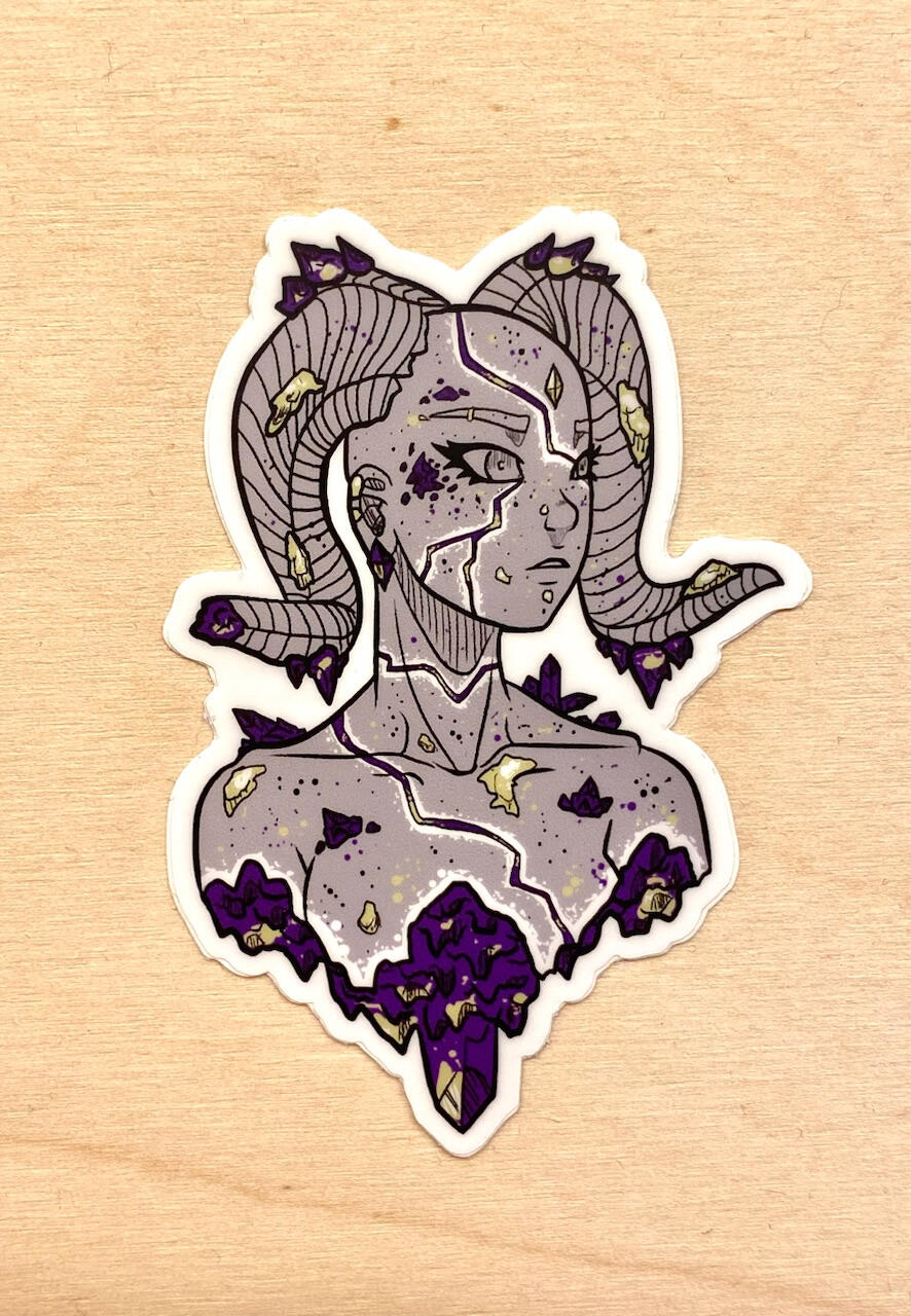Crystal Demon Sticker Crystal Demon Sticker