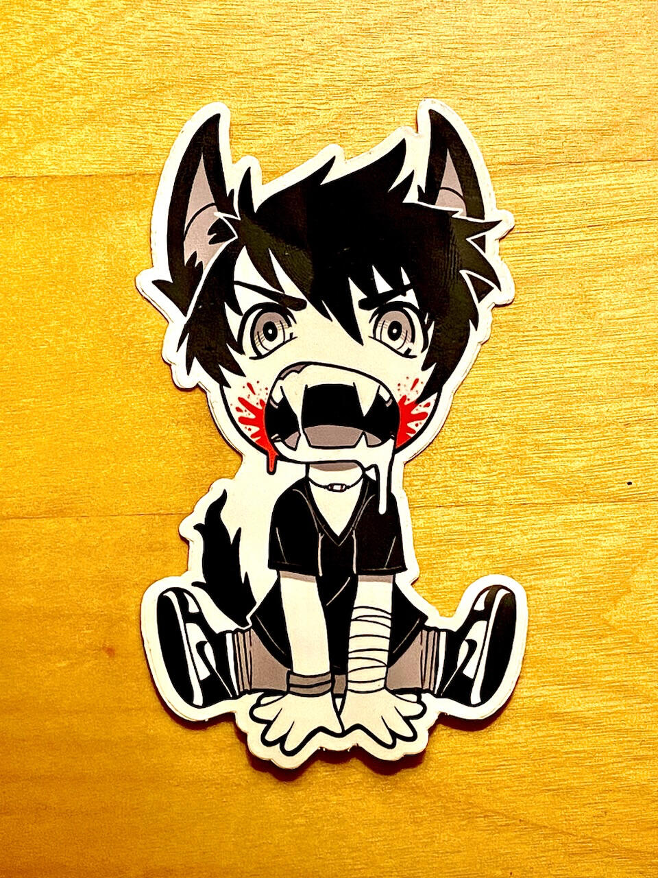 Wolf Boy Sticker Wolf Boy Sticker