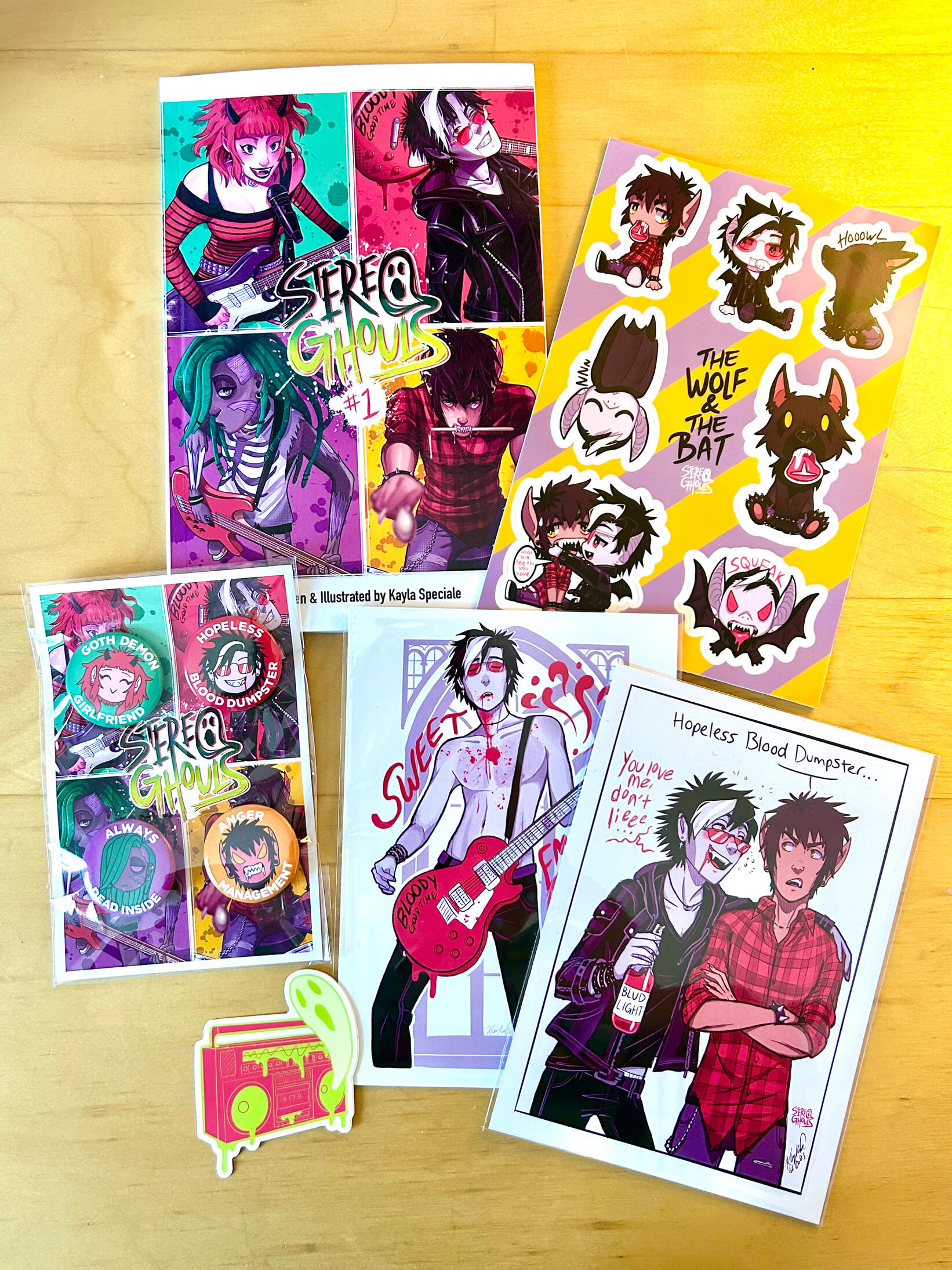 Stereo Ghouls Comic Book #1