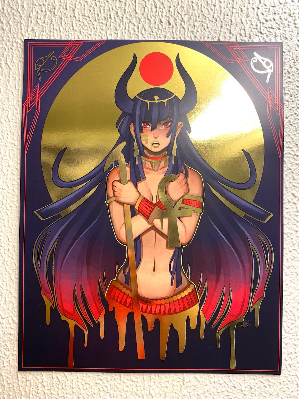 Hathor Foil Print Hathor Foil Print